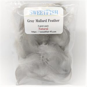 Gray Mallard Feather バルクパック